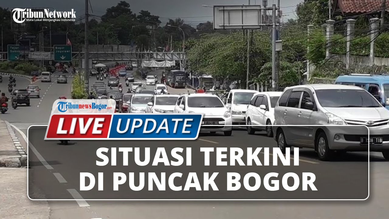 🔴 LIVE UPDATE: Situasi Terkini di Kawasan Puncak Bogor saat Memasuki Libur Panjang