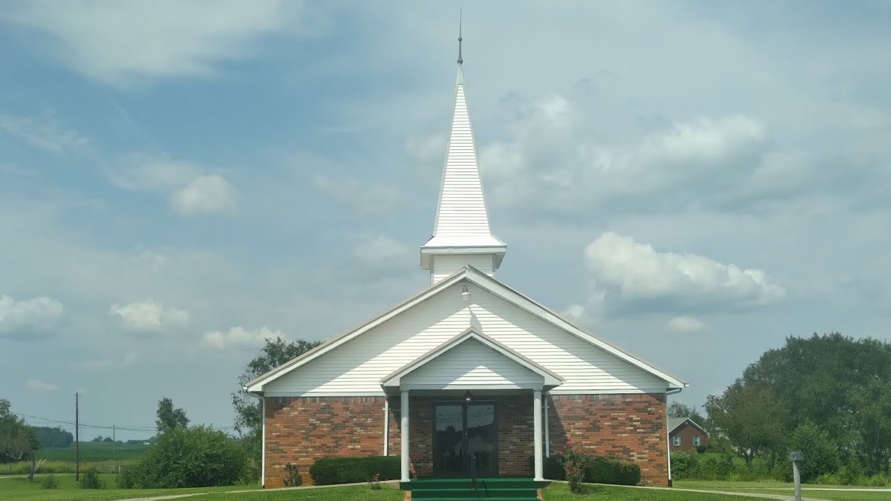 Sunday morning service at the LaRue County church of Christ