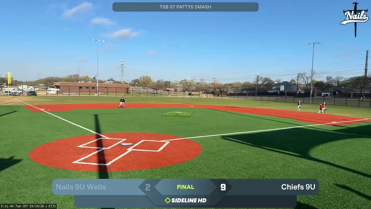 Nails 9U Wells @ Chiefs 9U (2026.03.14)