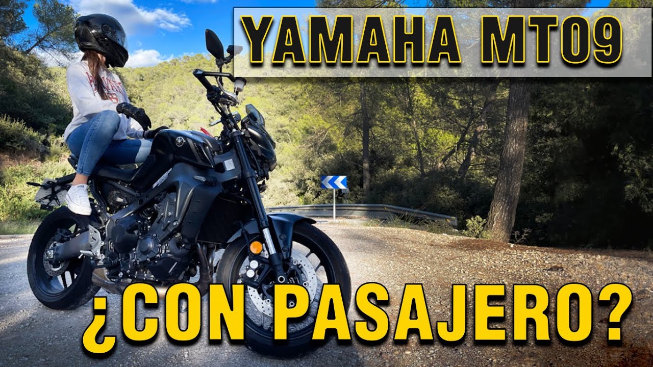 CÓMO es IR DE PAQUETE en la YAMAHA MT-09 35KW
