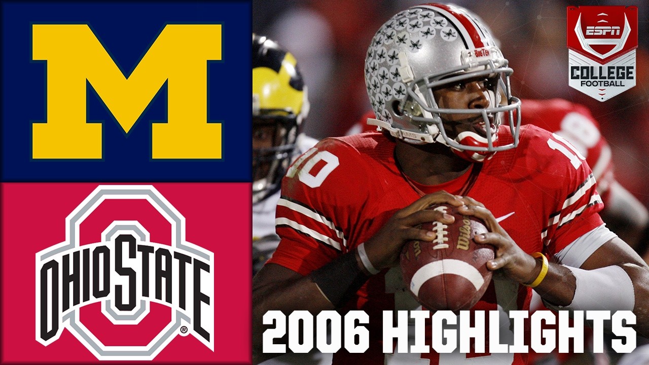 Michigan vs. Ohio State Game of the Century HIGHLIGHTS 🎥 | November 18, 2006 | ESPN CFB