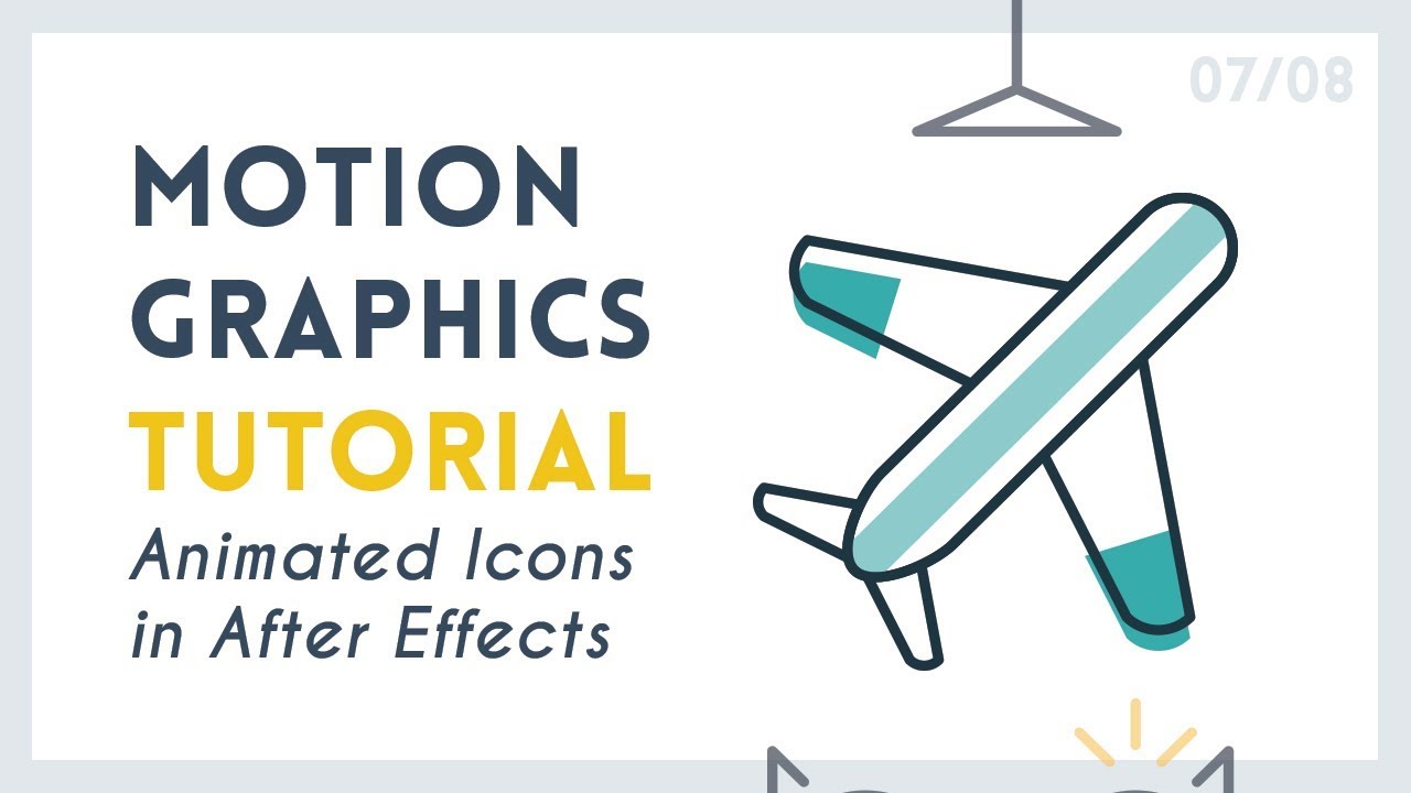 Intro to Motion Graphic Icons: Aeroplane [7/8] | After Effects Tutorial