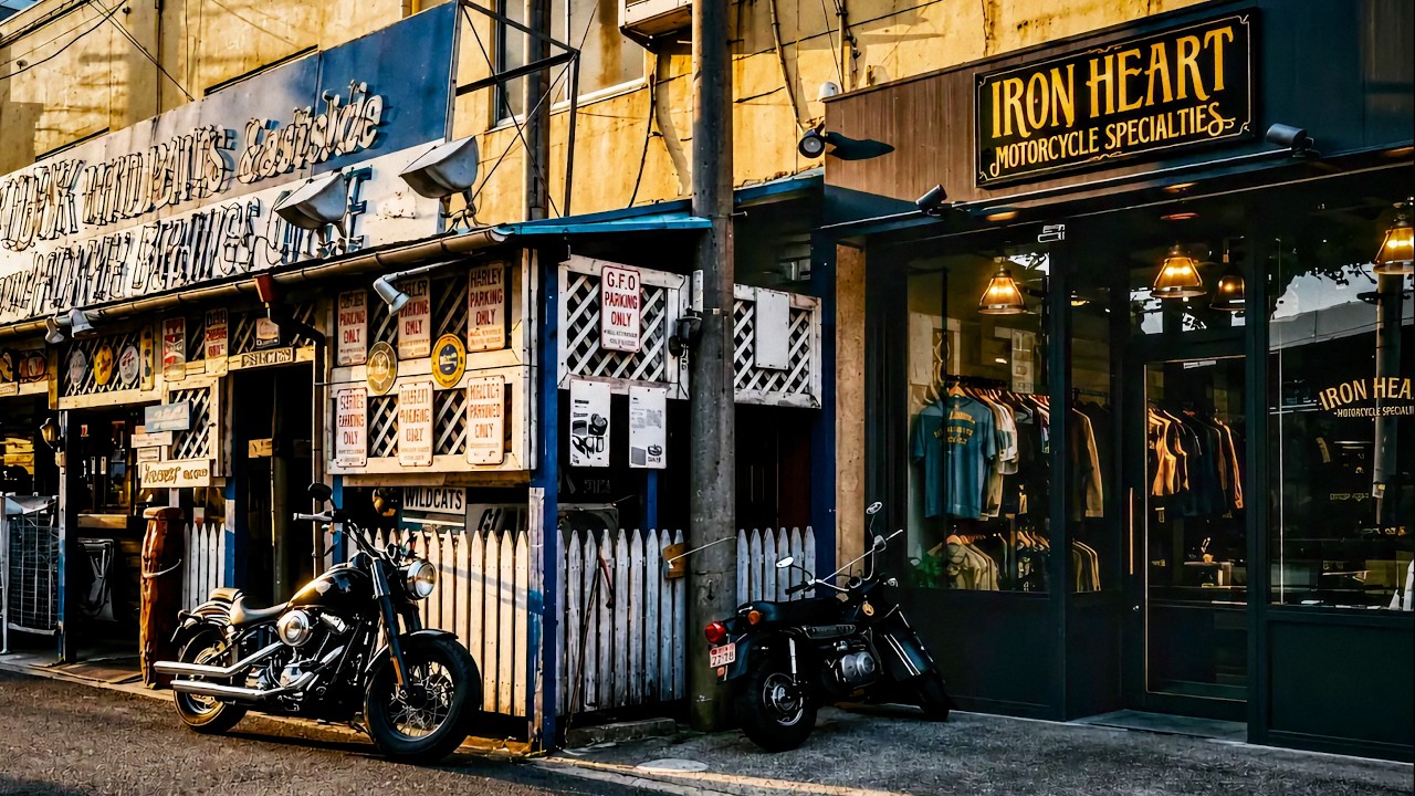 Iron Heart Denim repairs at the Osaka Store