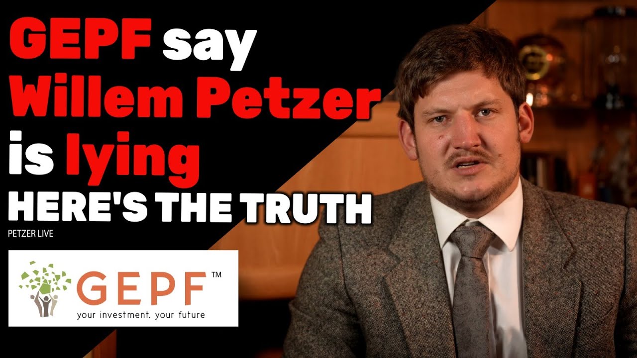 Government Pension Fund say that Willem Petzer is lying about the looting.  Here are the facts