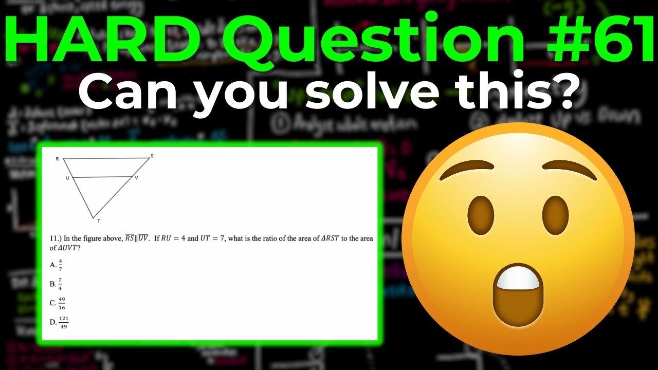 [SAT Math] You MUST Know This HARD Problem (#61)