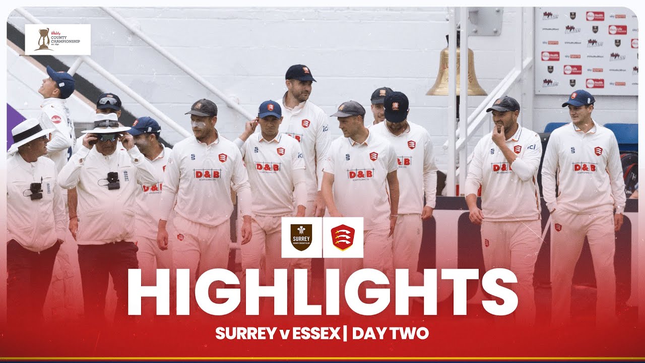 😮 14 WICKETS FALL ON DAY 2! | Surrey v Essex Day 2 Highlights