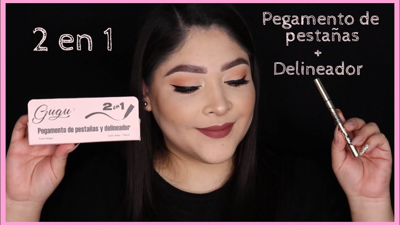 DELINEADOR + PEGAMENTO DE PESTAÑAS 2 en 1 GUGU LASHES | PRUEBA DE PRODUCTO | ALE MARTINEZ