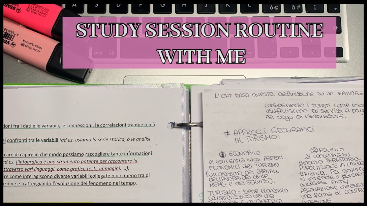 📚STUDY ROUTINE📚 - la mia routine di studio produttiva w/ Stella