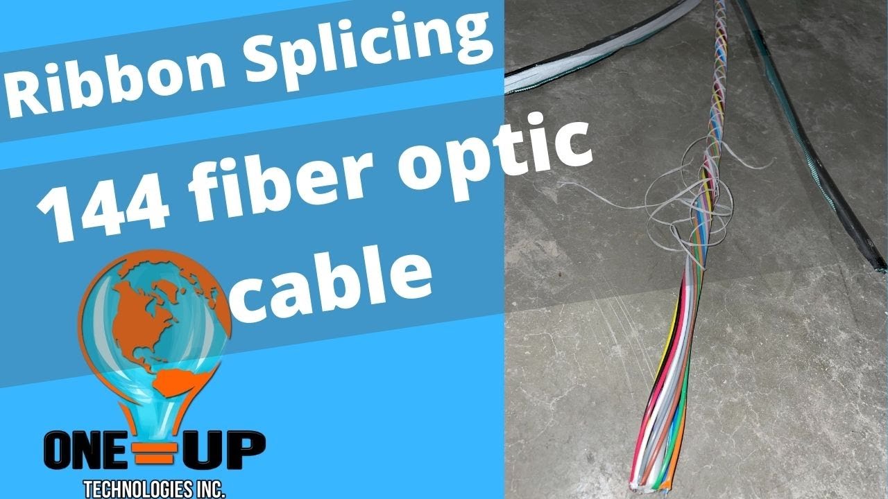 Ribbon Splicing 144 Fiber optic cable