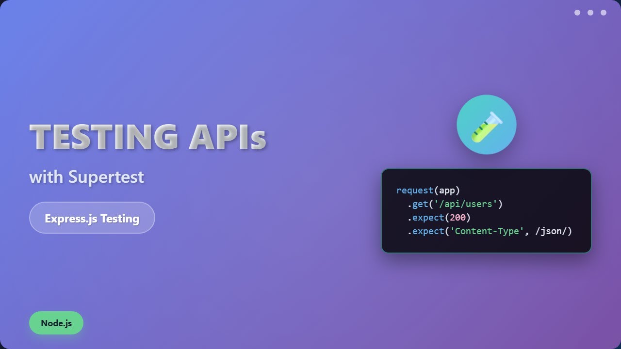 Тестирование API с помощью Supertest: руководство для начинающих