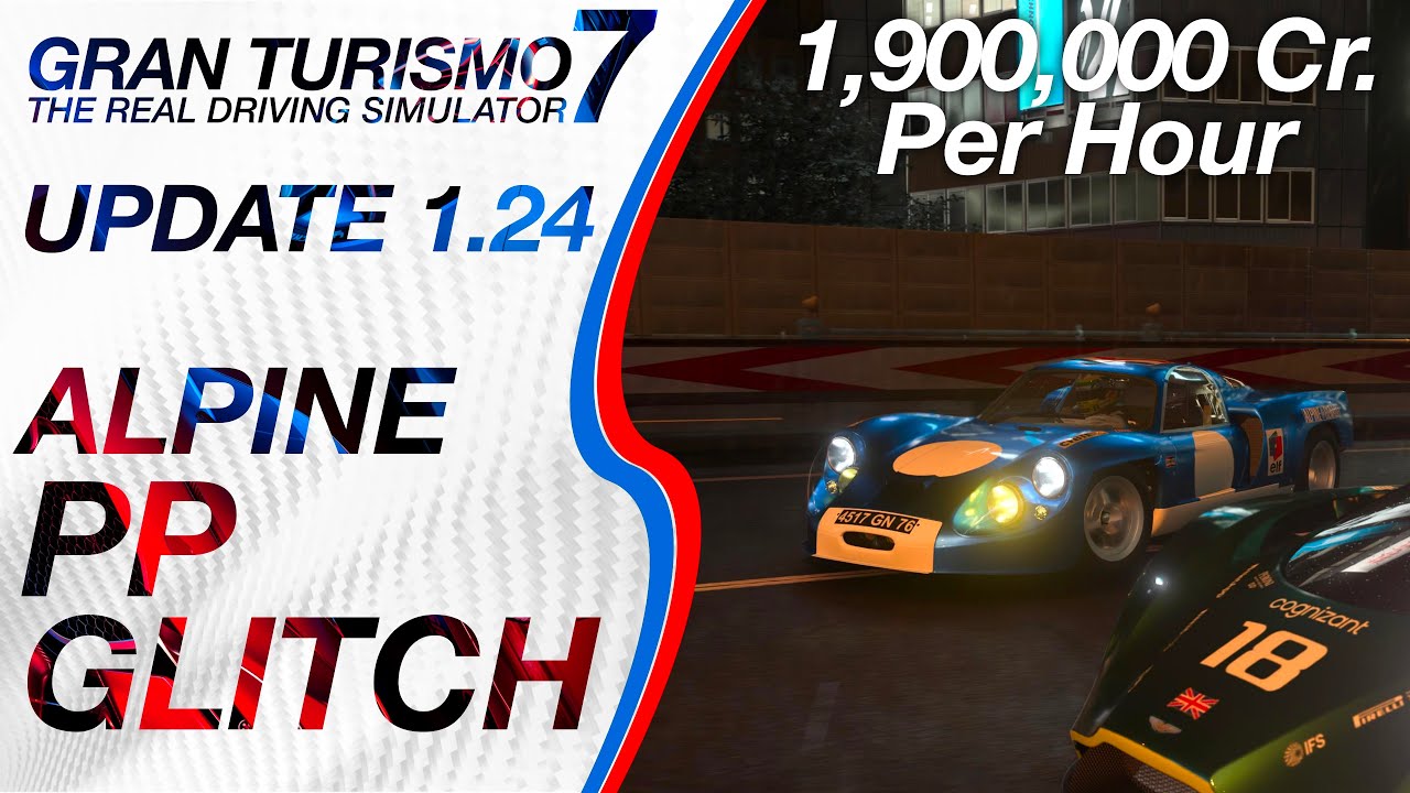 Gran Turismo 7 - Update 1.24 Alpine PP Glitch - Tokyo 600 PP Money Grind (GT7 600PP Glitch Method)