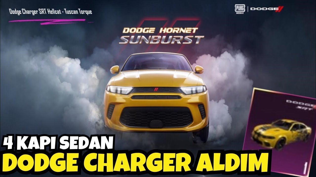 DODGE CHARGER SRT HELLCAT - TUSCON TORQUE ALDIM 😍 PUBG Mobile YENİ DODGE MOTOR CRUISE AÇILIMI