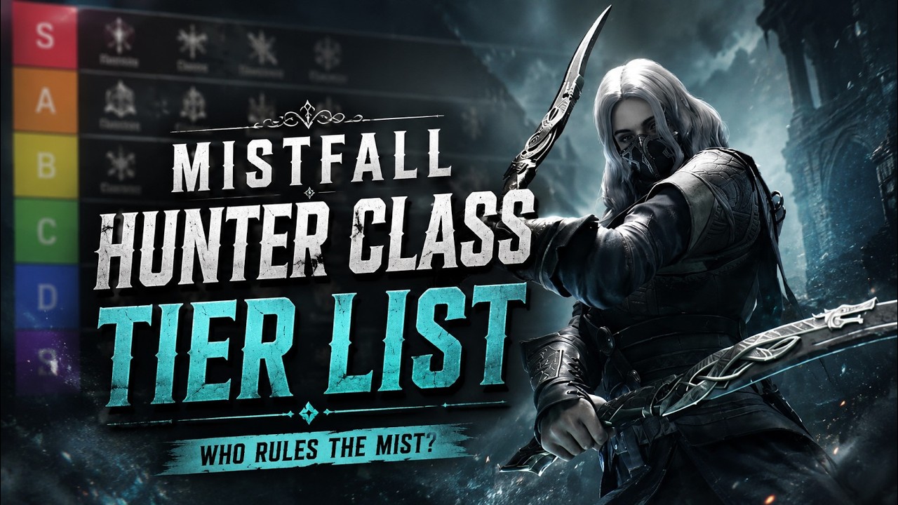 Итоговый тир-лист классов в Mistfall Hunter