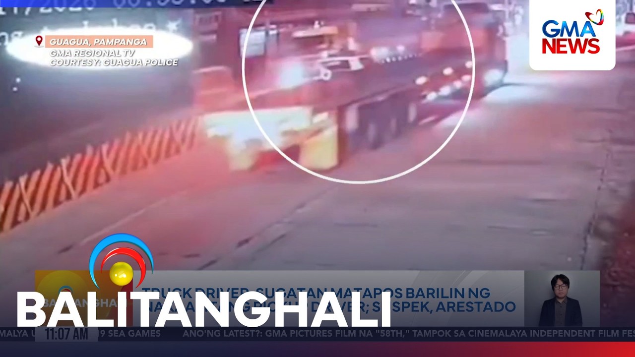 Truck driver, sugatan matapos barilin ng nakaalitang pickup driver; suspek, arestado | Balitanghali
