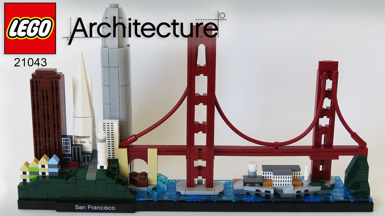 LEGO ARCHITECTURE - SAN FRANCISCO (SET 21043 Speed Build Instructions)