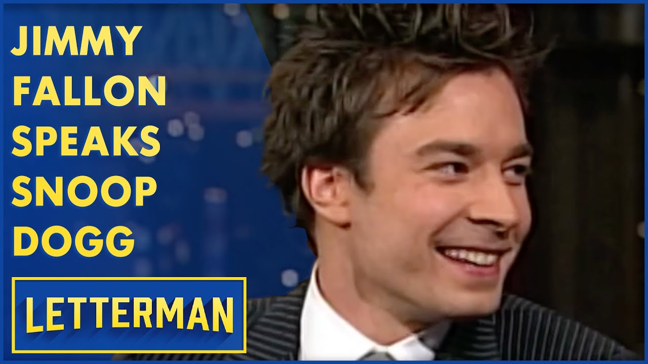 Jimmy Fallon Learns How To Talk Like Snoop Dogg | Letterman