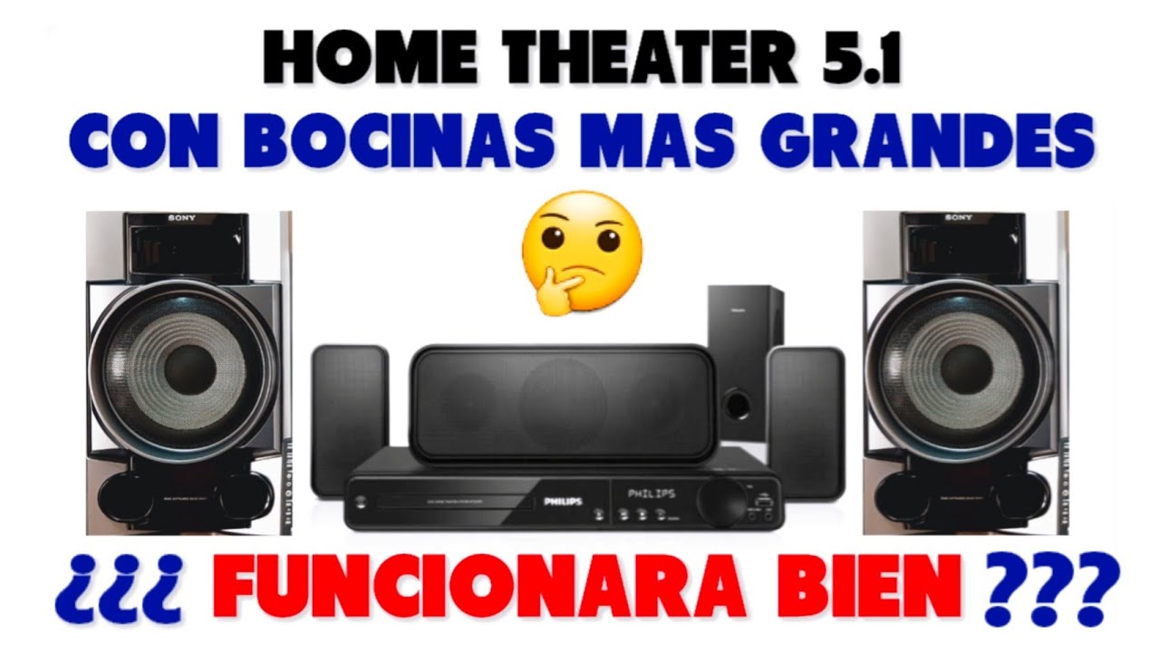 CINE EN CASA 5.1 con cajas de MINICOMPONENTES, COMO FUNCIONARÁ❓🤔‼️🔊test de SONIDO (PARTE 2) #112🔊