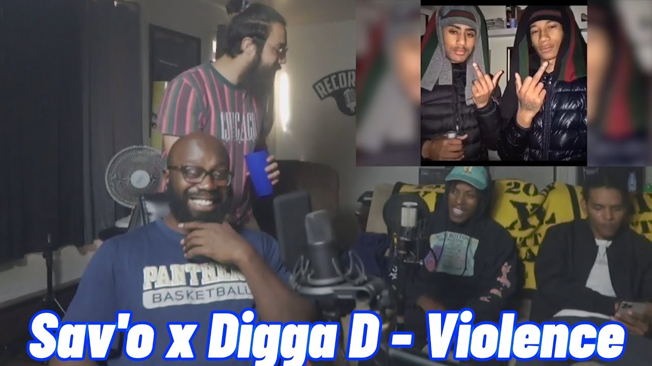 (CGM) Sav'O x Digga D - Violence | GoHamm Fam Reaction