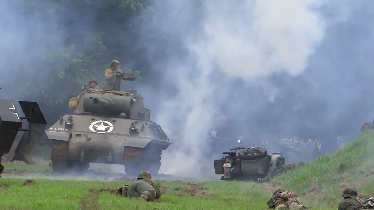 Tankov&yacute; den Le&scaron;any 2022 - 2. č&aacute;st uk&aacute;zky bitvy ve Faliask&eacute; kapse - Francie srpen 1944