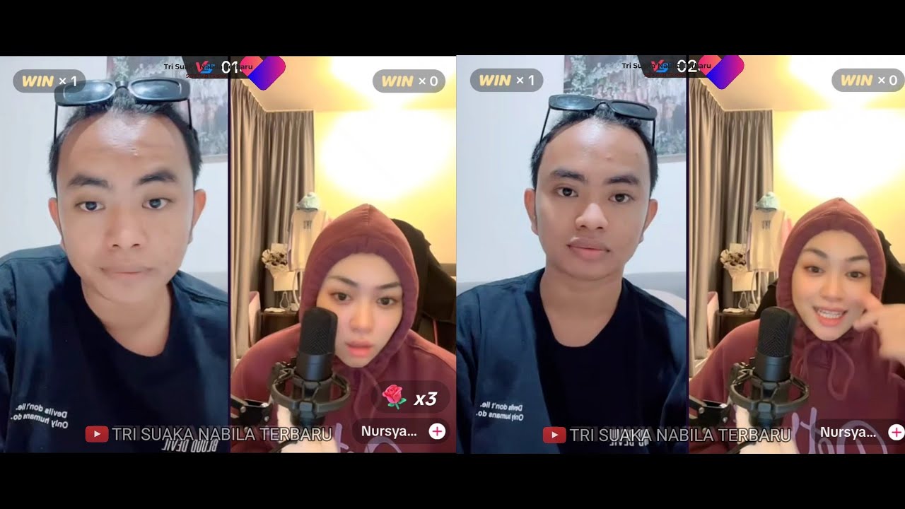 KESERUAN LIVE ZIDAN BARENG NURSYA