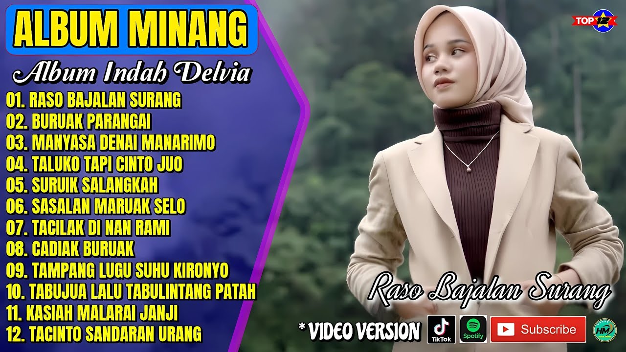 Album Indah Delvia || RASO BAJALAN SURANG - BURUAK PARANGAI - Lagu Minang Terpopuler - Viral tiktok