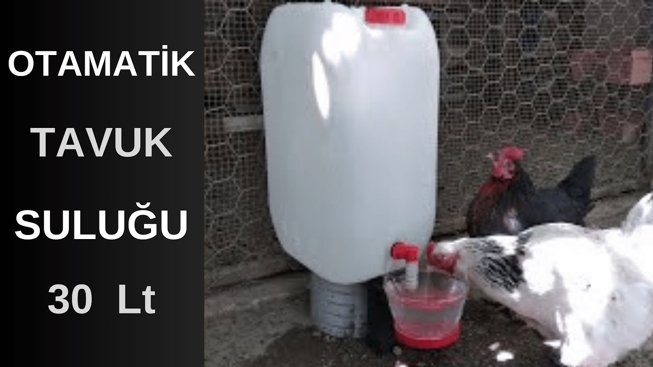 Otomatik Tavuk Suluk Projesi.Malzemeler ve Yapım Aşamaları.Tavuklara Suluk.Chicken Drinker Project