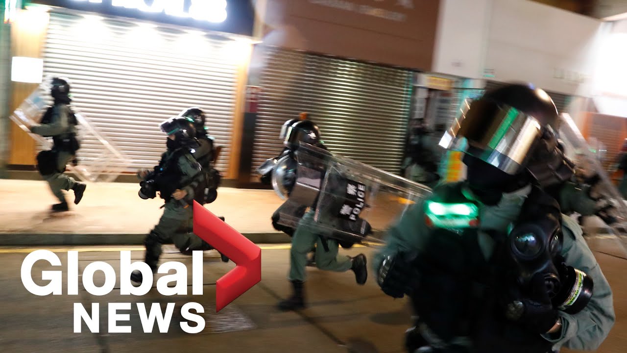 Protesters continue demonstrations in Hong Kong for 22nd week