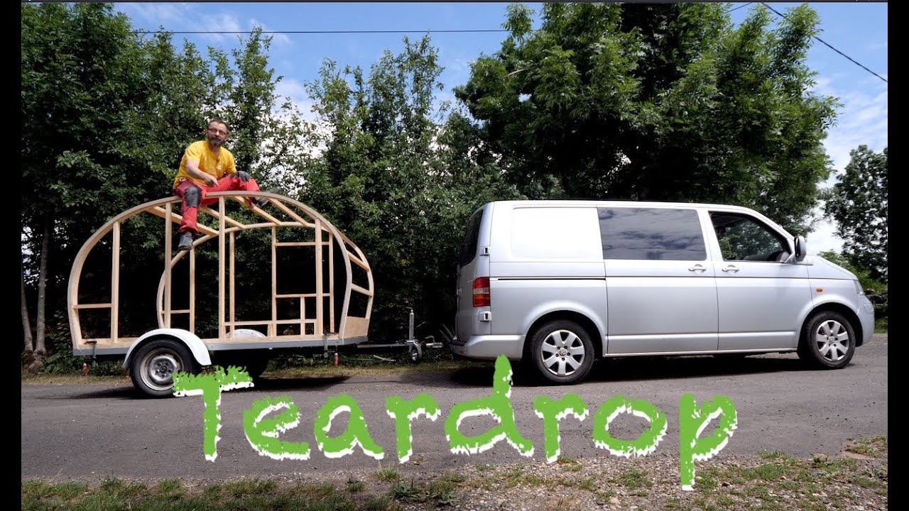MA CARAVANE TEARDROP : L'ossature en lamell&eacute; coll&eacute; (Ep 2)