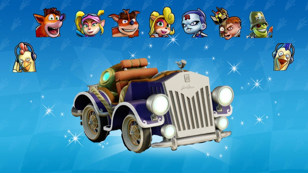 Crash Team Racing Nitro-Fueled: set showcase - Nautilus color swap