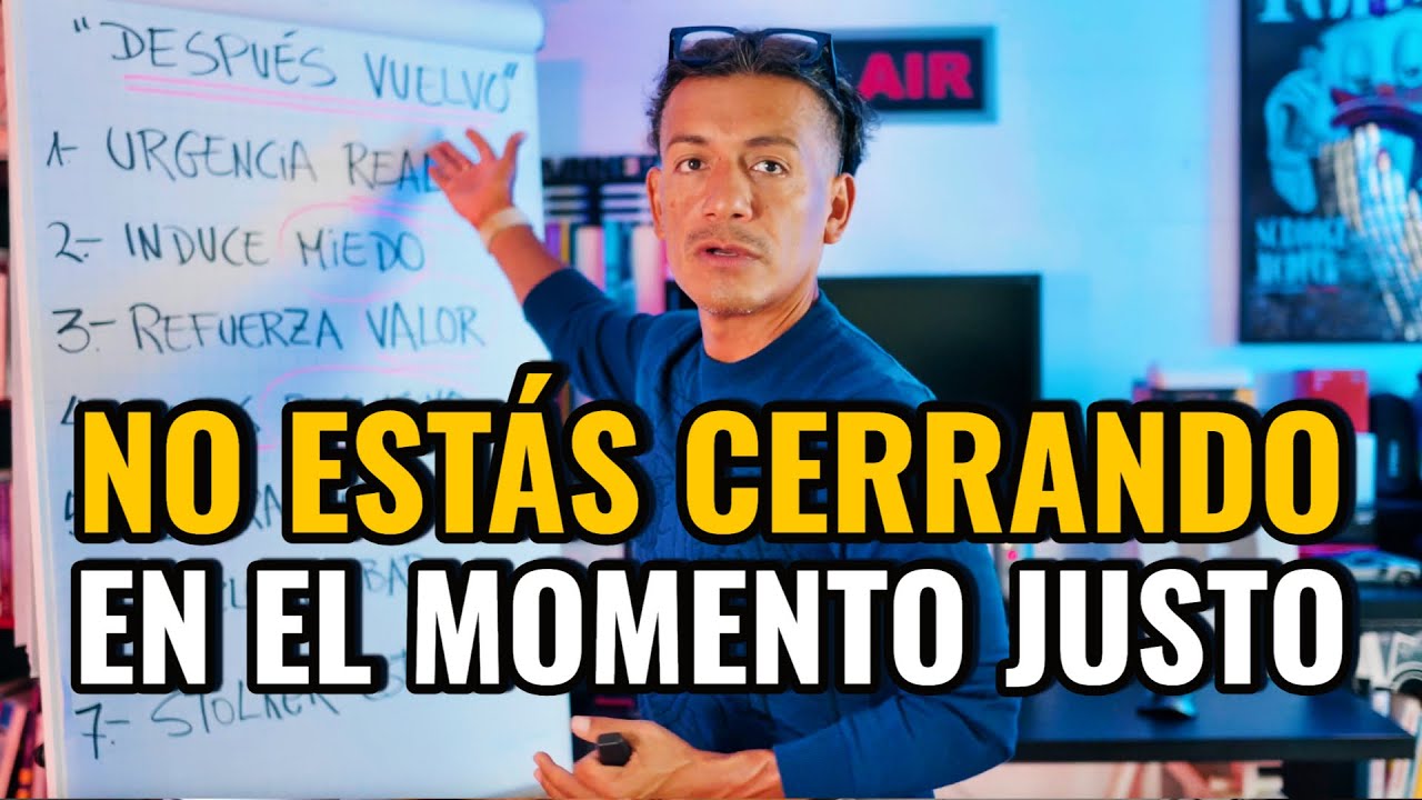 NO MÁS EXCUSAS: 7 tácticas para que el cliente compre al momento