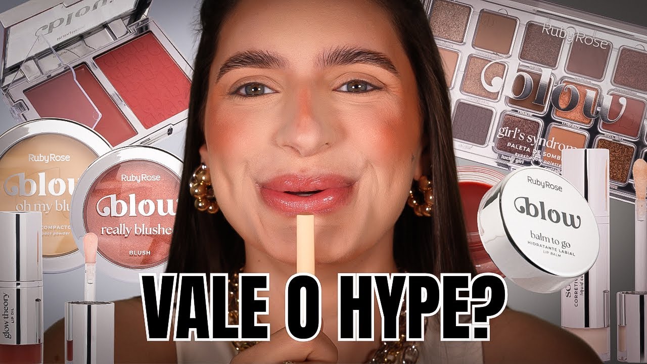testei a nova linha BLOW de RUBY ROSE 👀 - vale a pena?!