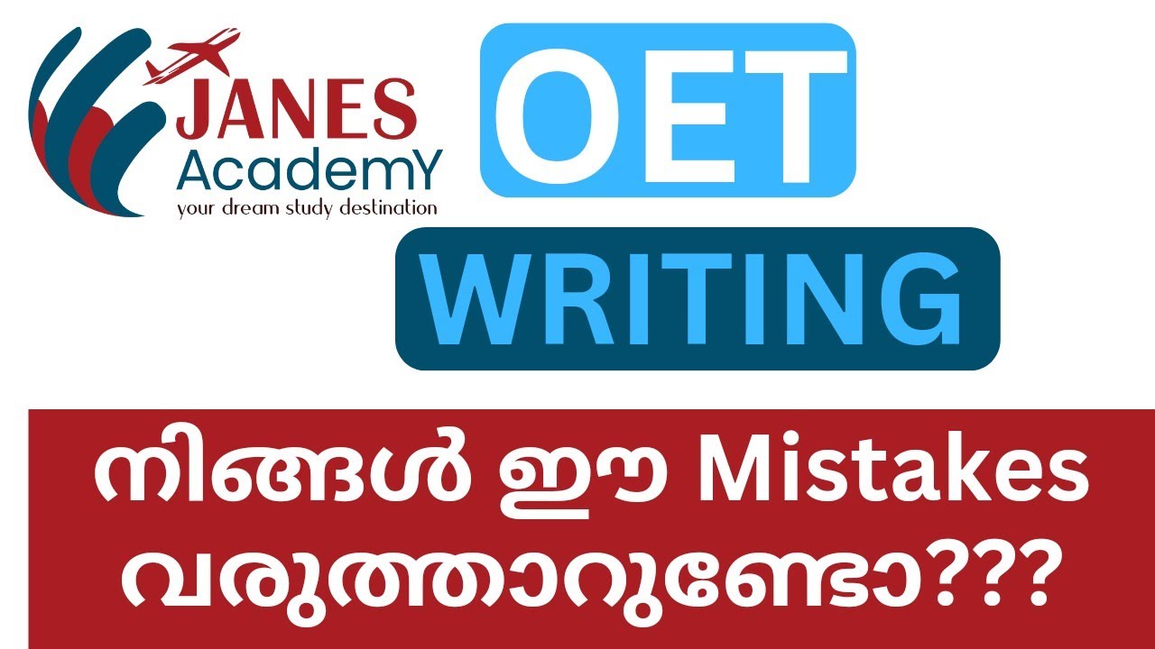 Avoid This Error In OET WRITING