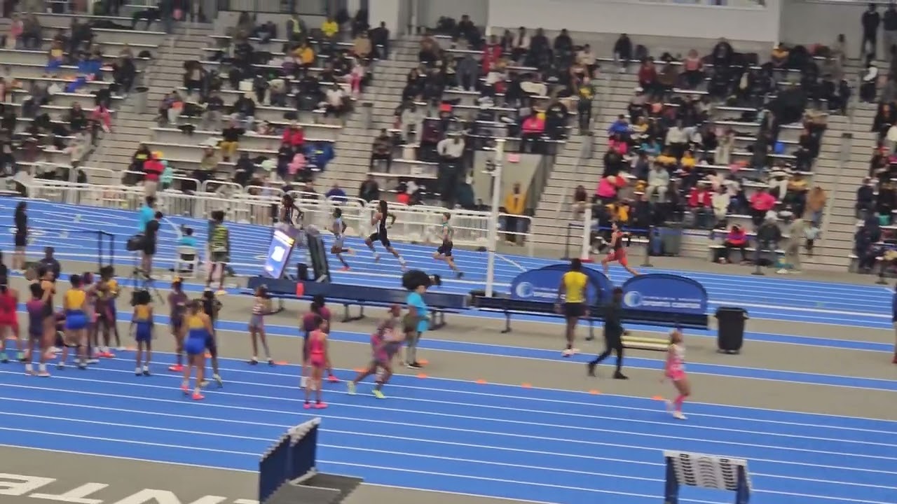 1st 400m of season 54.10 got 6th overall High School Division 