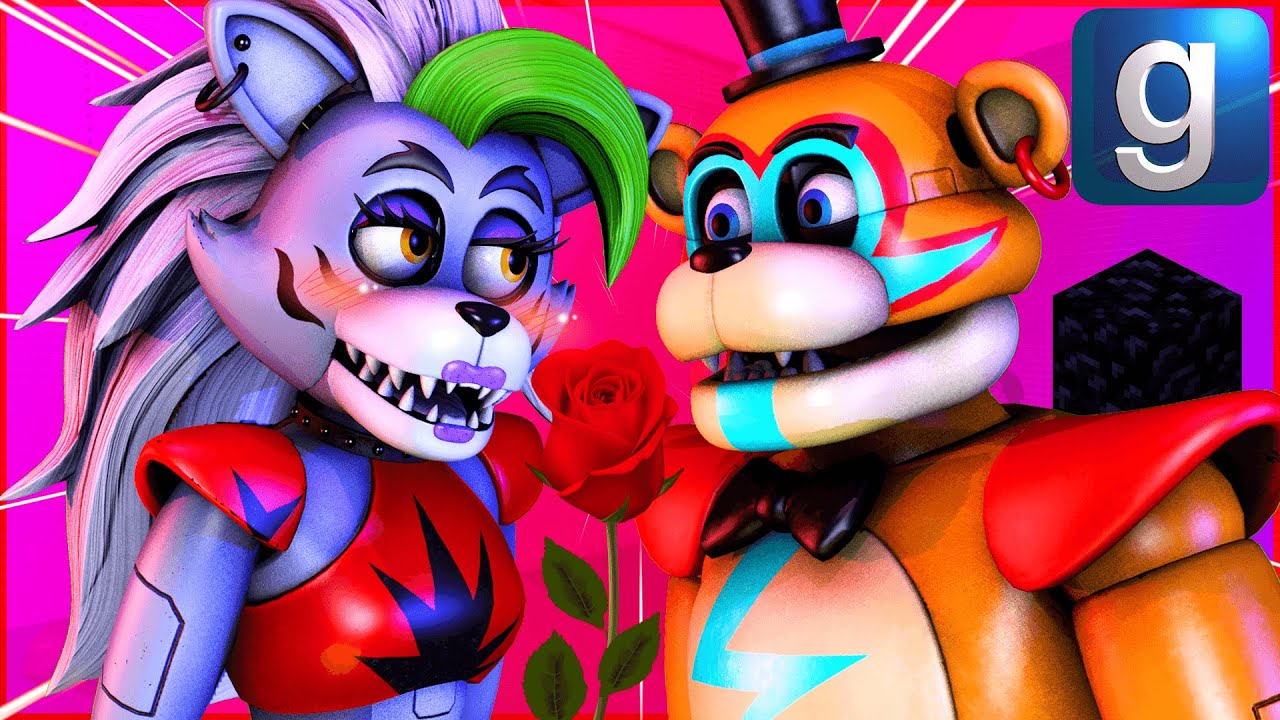 Gmod FNAF | Glamrock Фредди и Роксанна идут на свидание! [Специальный выпуск ко Дню святого Вален...