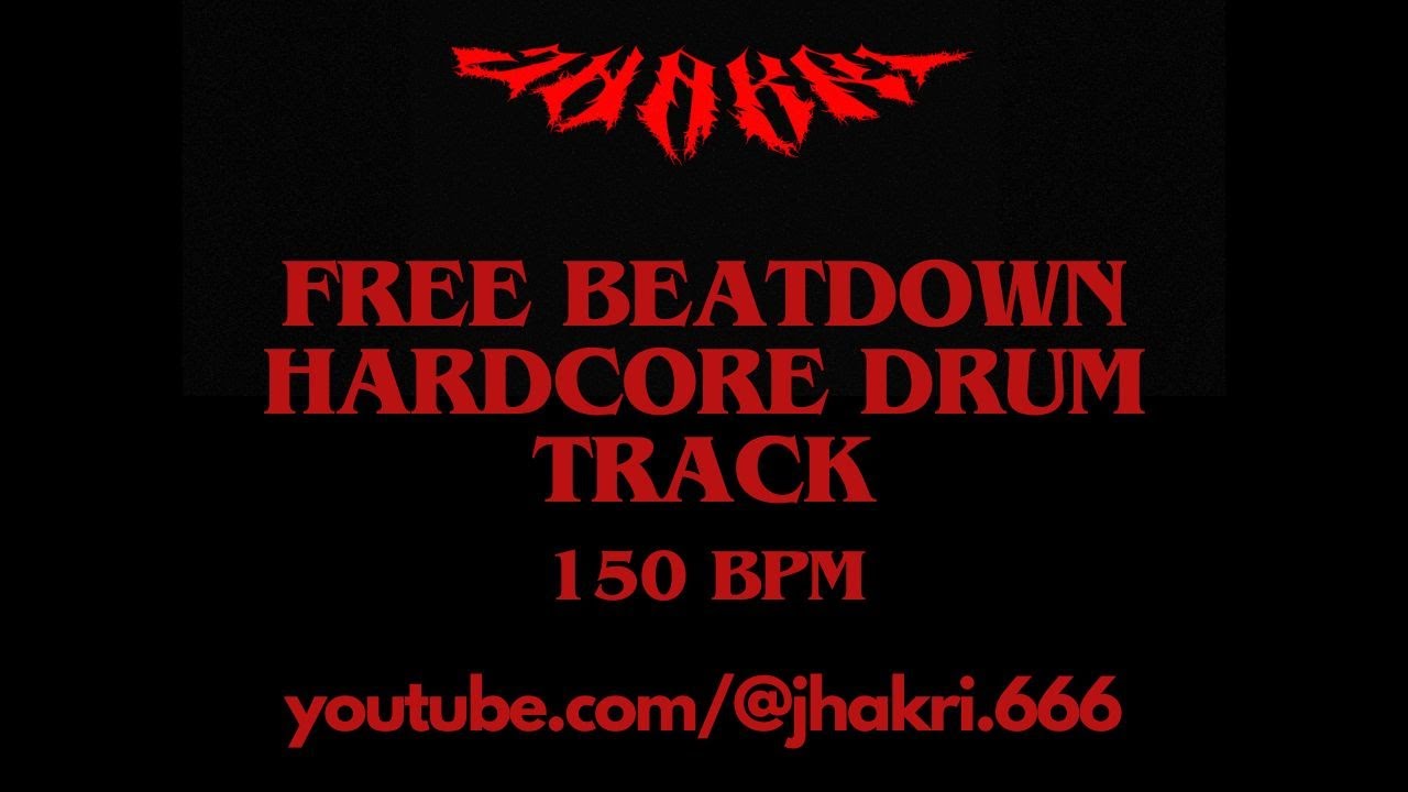 Free Beatdown Hardcore Drum Track - 150 BPM