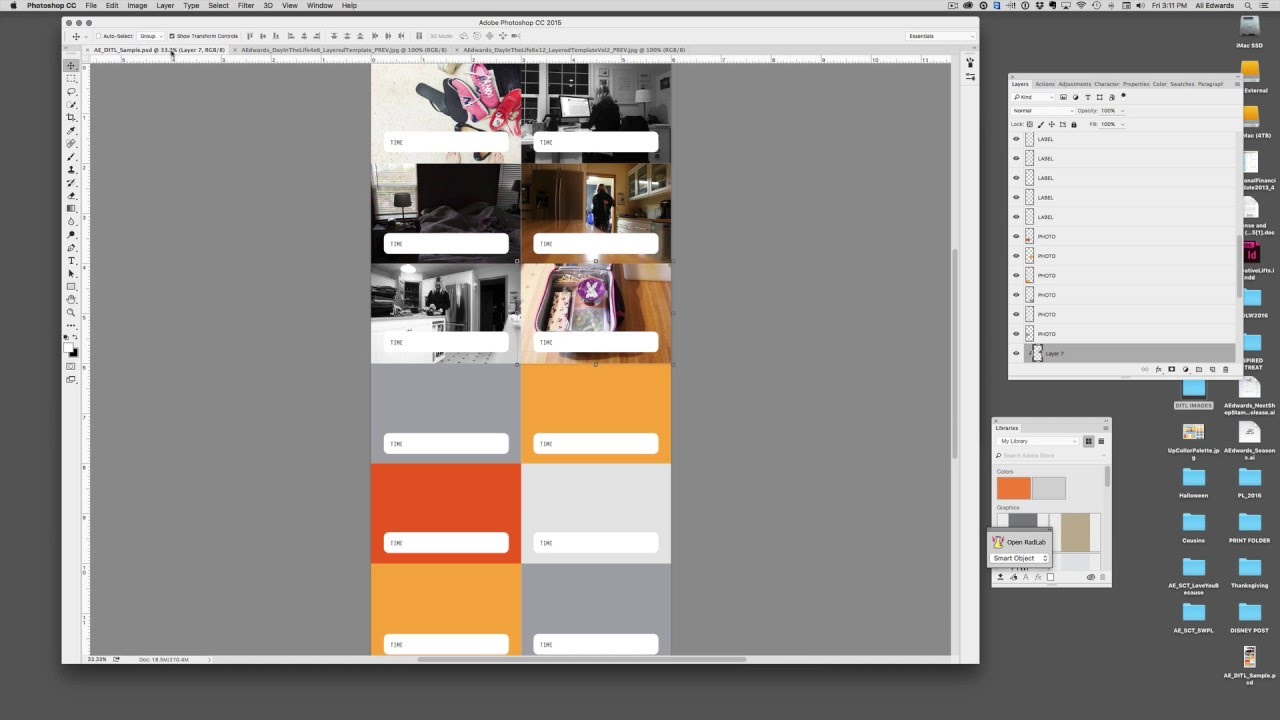 Day In The Life™ | Layered Template Tutorial