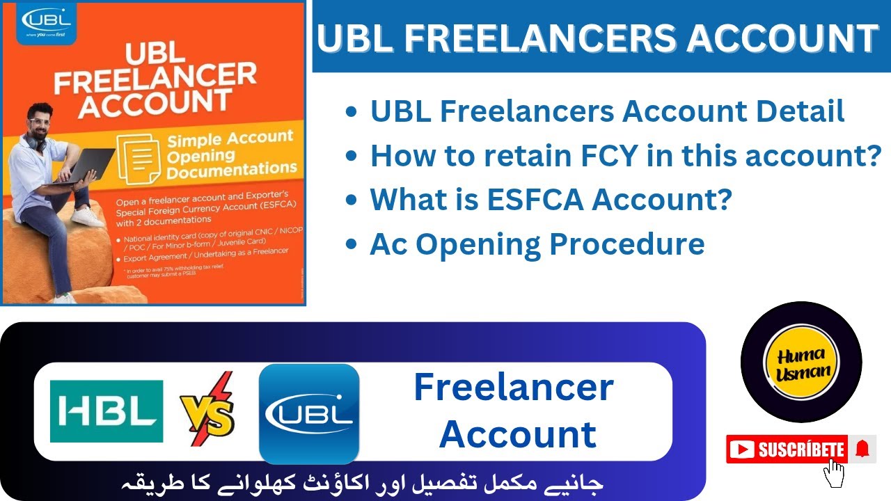 UBL Freelancers Account 2025 | HBL vs UBL Comparison | Best Bank for Freelancers in Pakistan | Huma