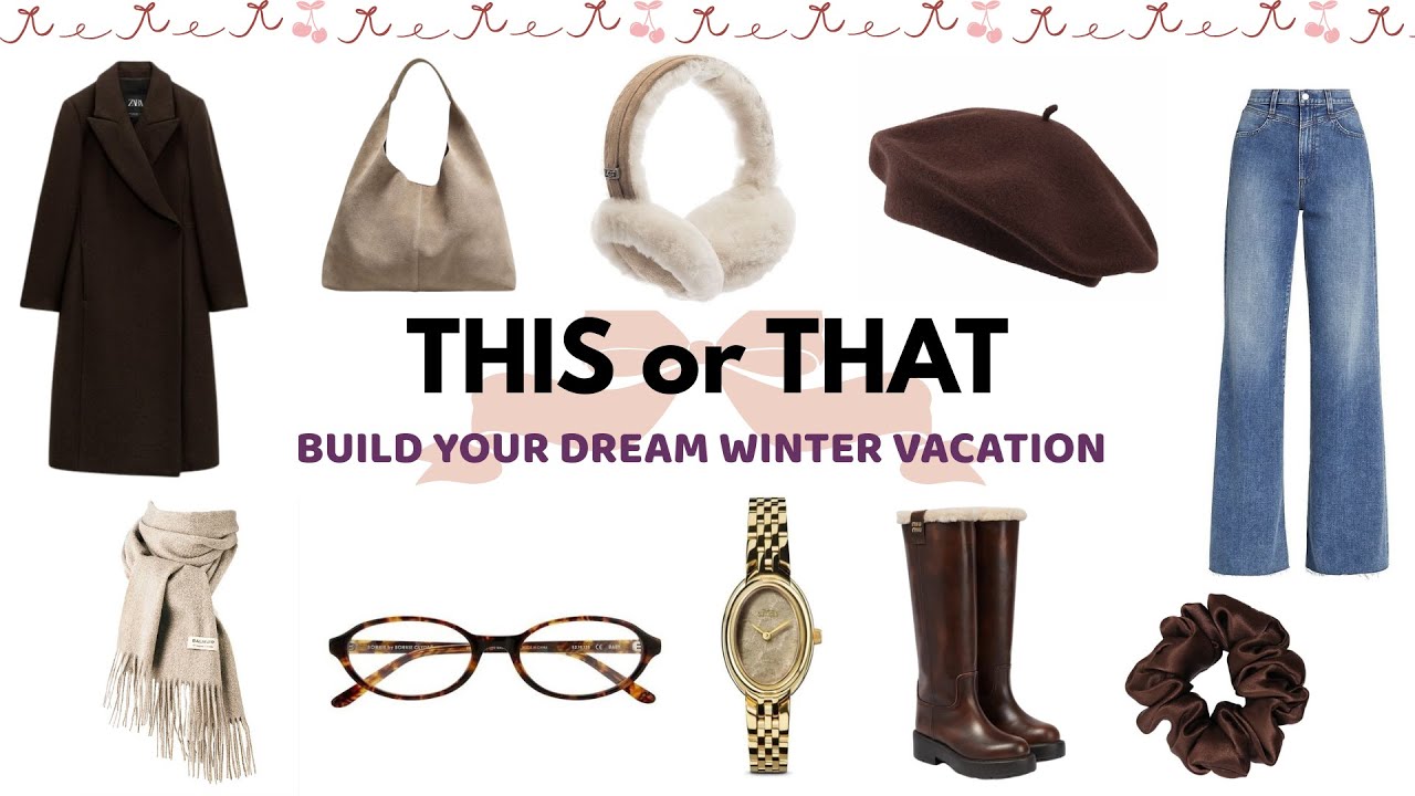 Build Your Dream Winter Vacation | This or That Edition❄️✨