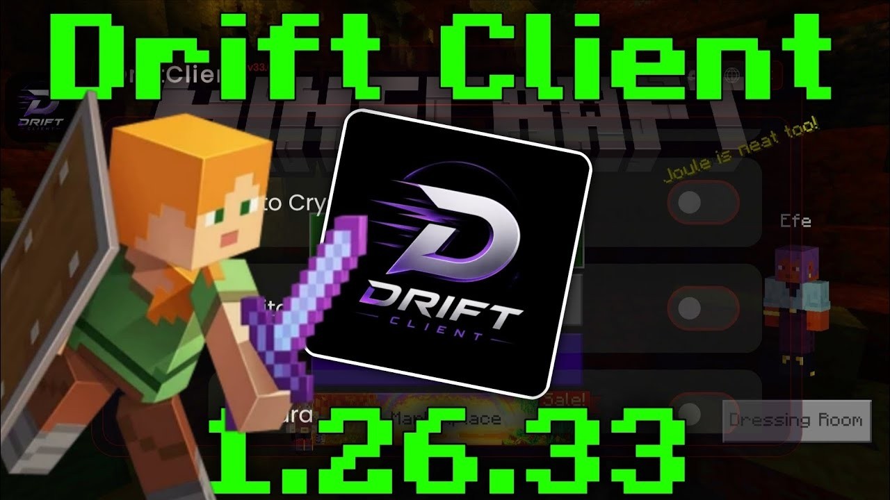 Drift Client 1.26.33 for MCPE | (Hacked Client!) [NEWEST 2026]