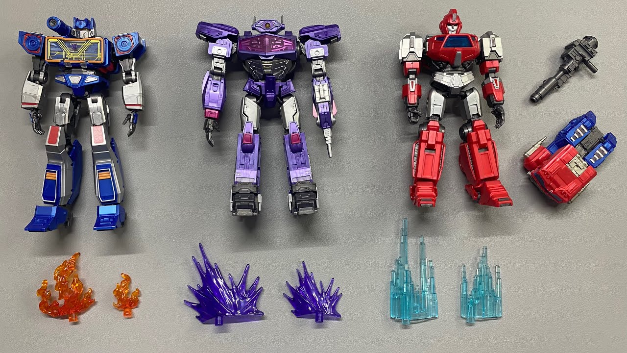 BLOKEES TRANSFORMERS I CLASSIC CLASS SOUND WAVE | SHOCK WAVE | IRONHIDE