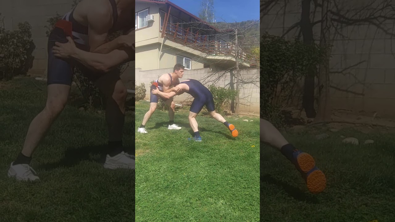Wrestling my twin brother