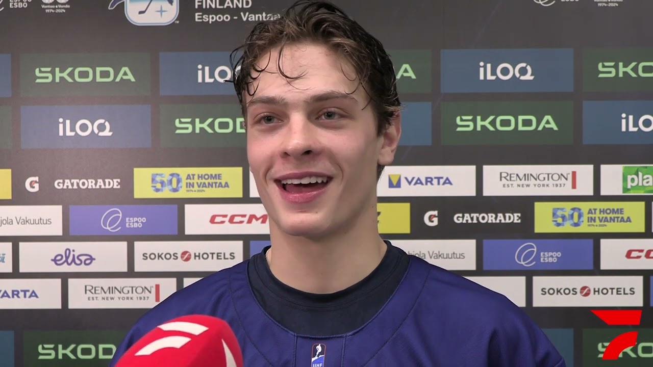 James Hagens (2025) Learned To Be Calm Watching Will Smith (SJS) | U18 World Championships