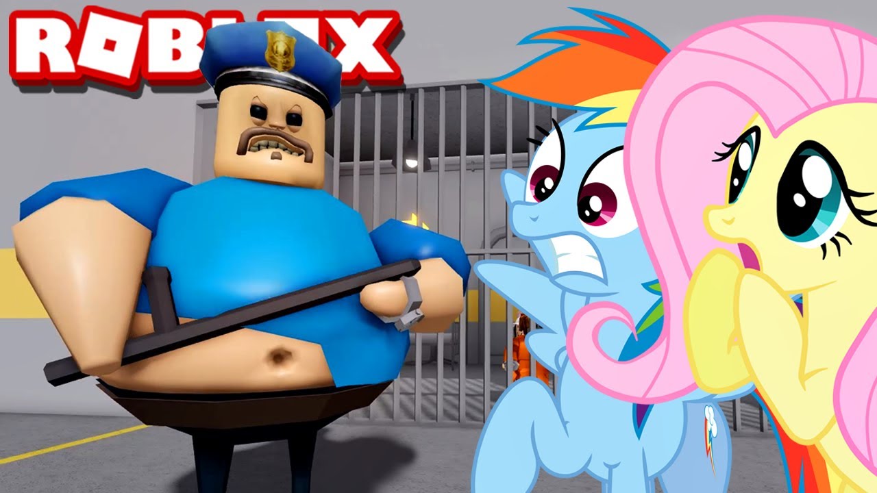 FUGINDO do POLICIAL MALVADO no ROBLOX (Corrida da Prisão de Barry) #LuliRarity