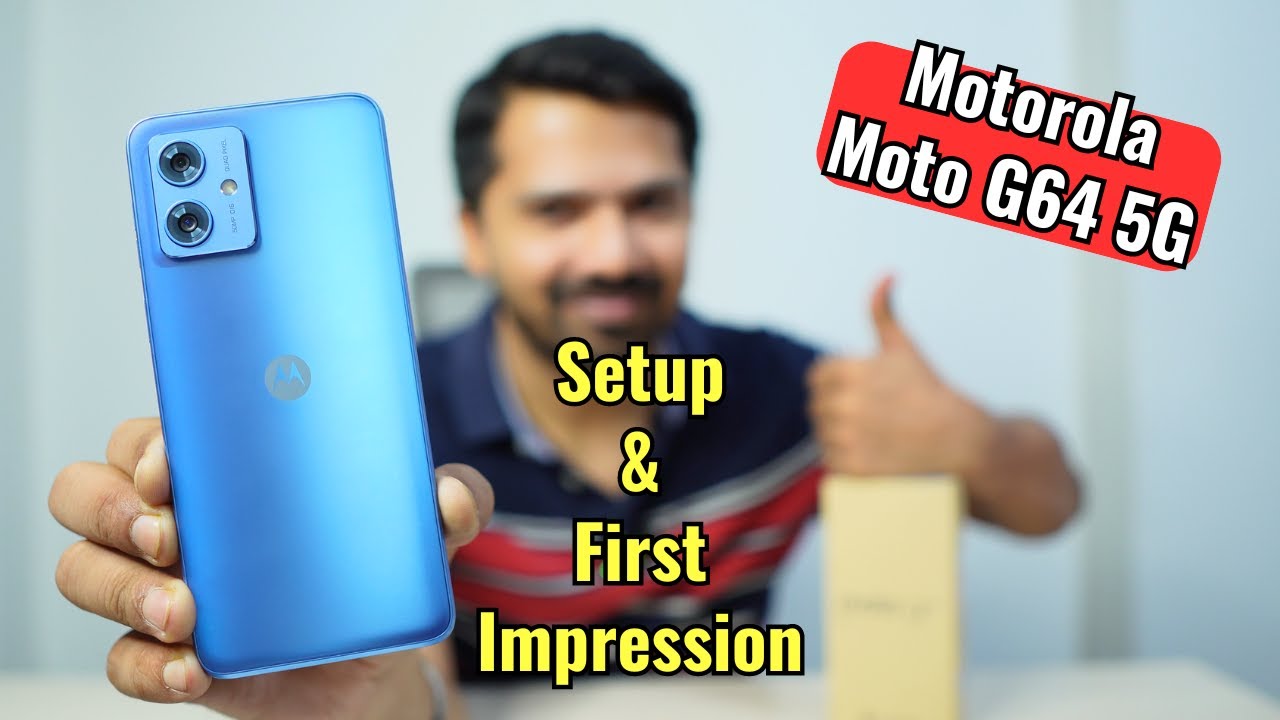 Moto G64 5G - How to Setup & Initial Impression Review in Hindi