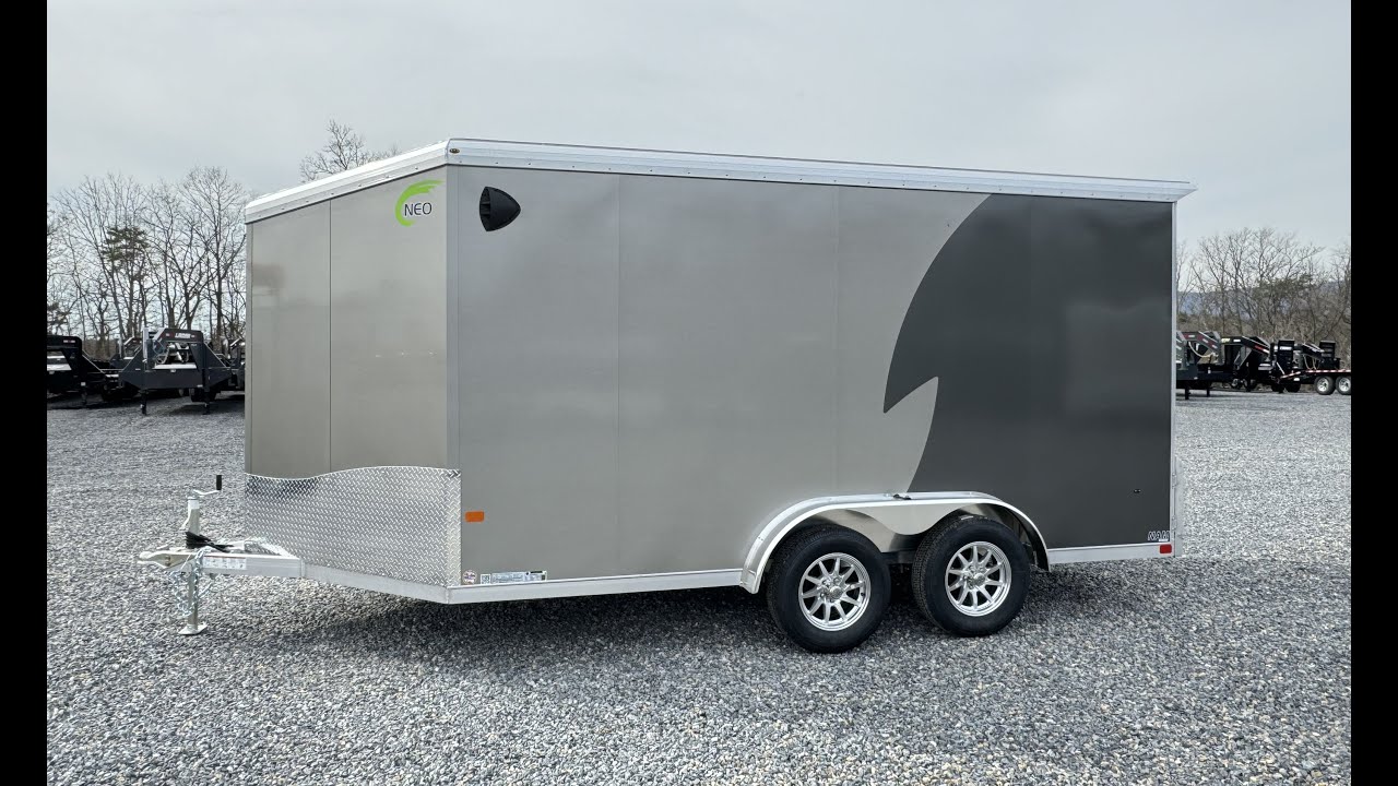 Neo NAMR 7.5x14' Aluminum Enclosed Powersports Trailer 7000# GVW