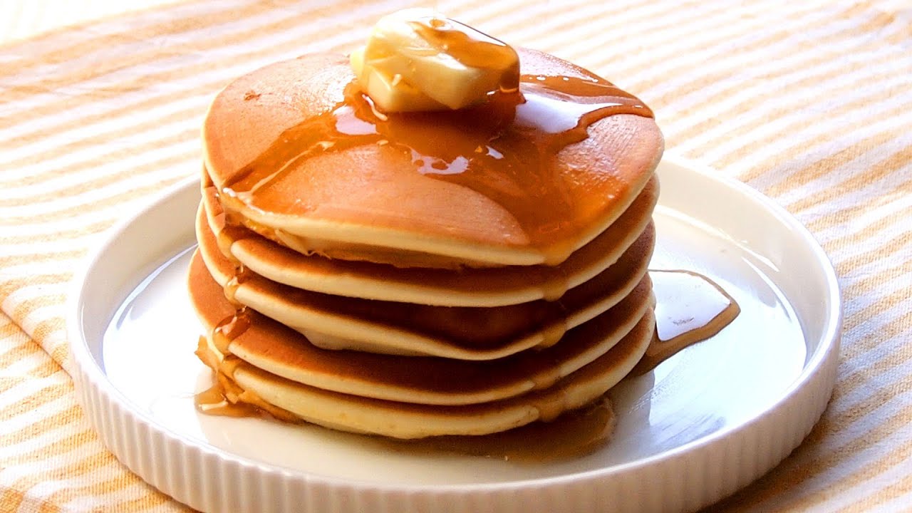 【スイーツレシピ】ふわふわパンケーキ　Fluffy Pancakes