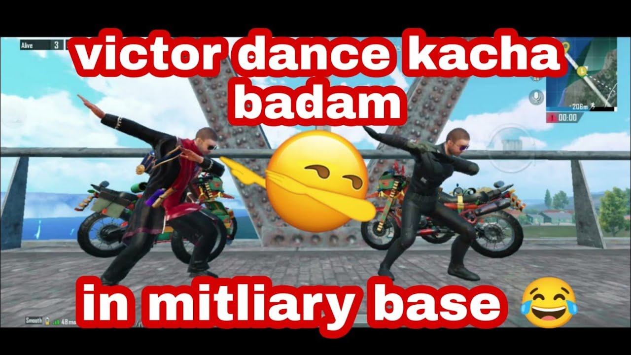 Victor dance in @mitliary base🤣🤣In #kachabadam 👌👌#pubgmobile #bgmi #viral #shikari