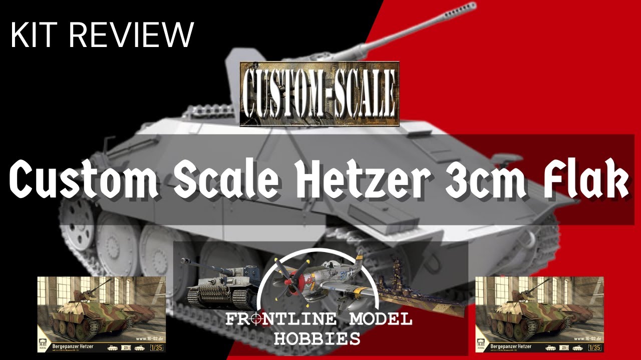 Custom Scale 1/35 Bergepanzer Hetzer 3cm Flak REVIEW