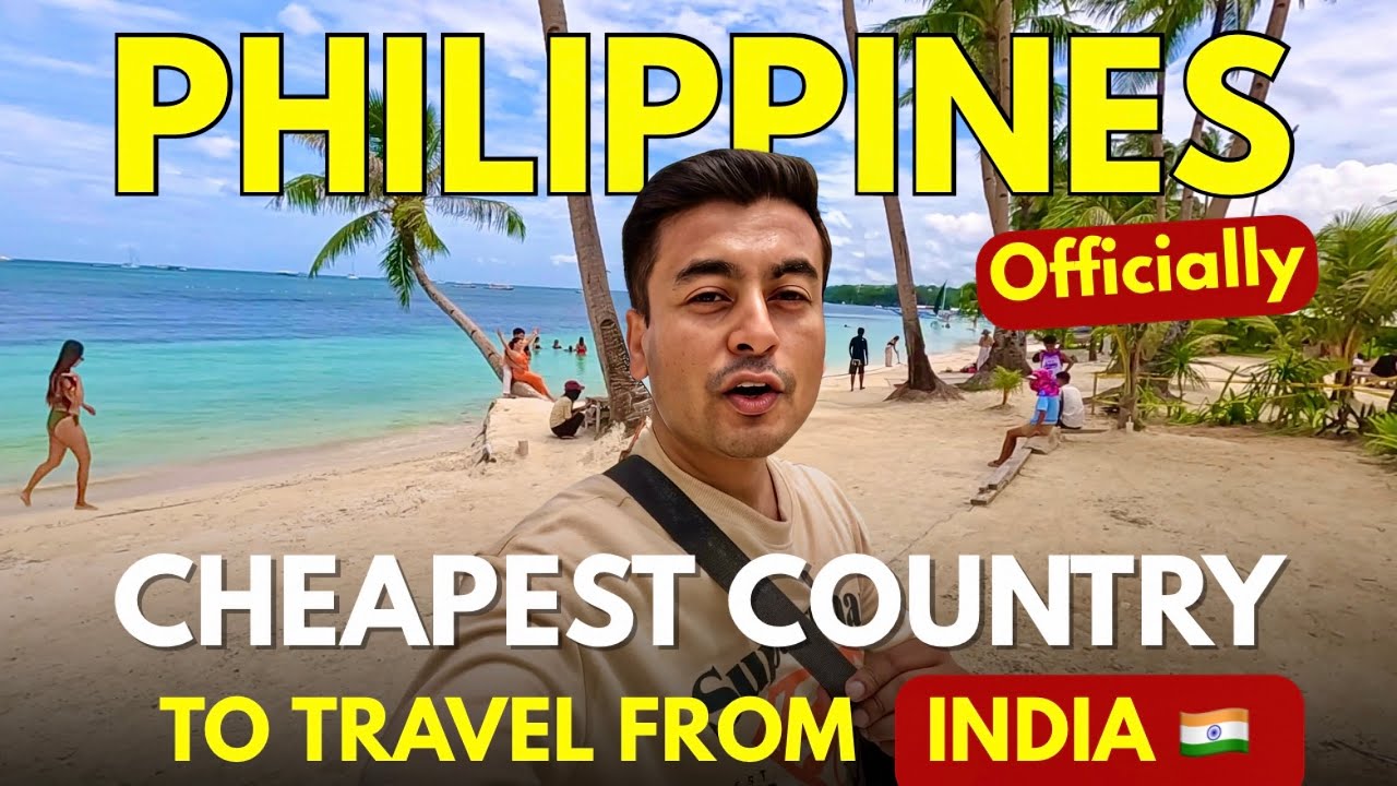INDIA to PHILIPPINES @ ₹6000 only 🤯 (First Time Trip) | Flight Cost, Visa, SIM, Currency