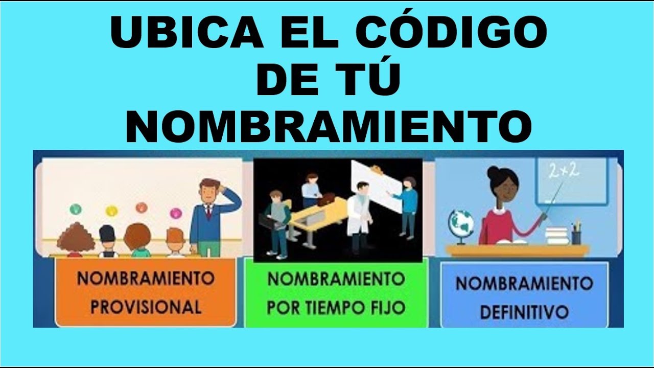 Soy Docente: UBICA TÚ NOMBRAMIENTO (2019, NOMBRAMIENTO DEFINITIVO)